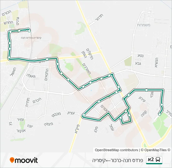 2A Bus Line Map