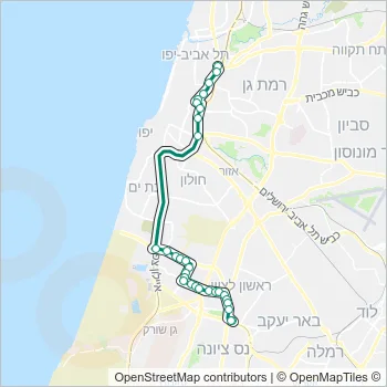 190 Bus Line Map