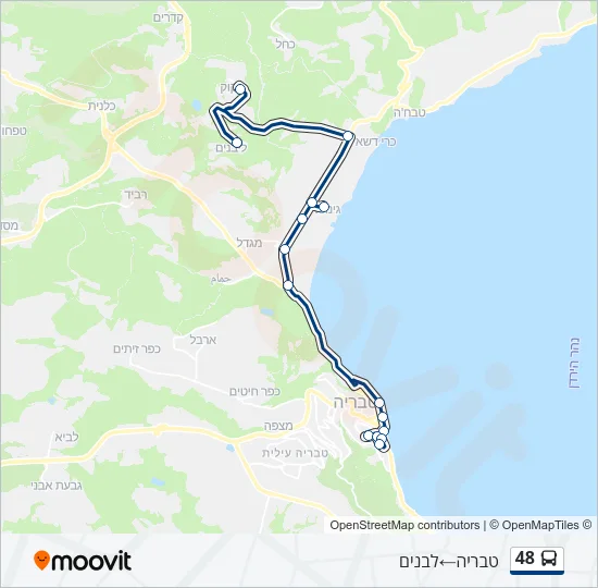 48 Bus Line Map