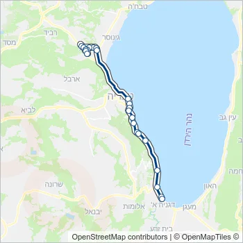 73 Bus Line Map