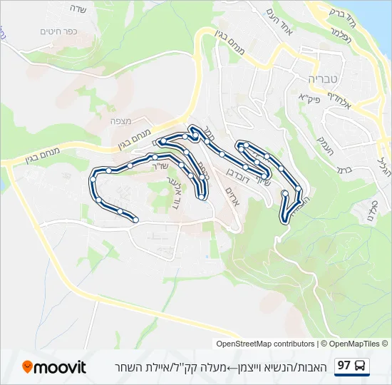 97 Bus Line Map