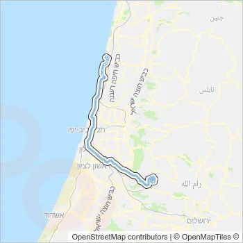 584 Bus Line Map