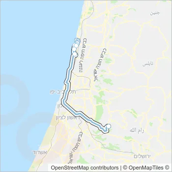 584 Bus Line Map