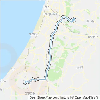 586 Bus Line Map