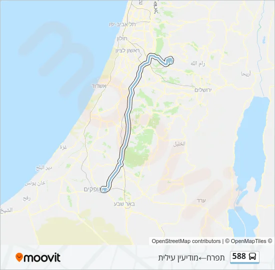 588 Bus Line Map