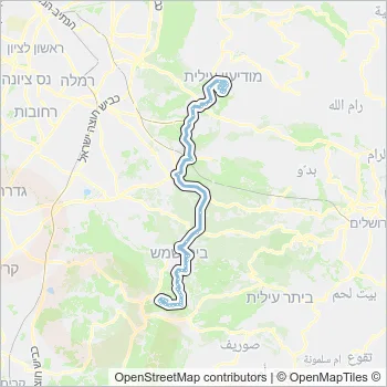 875 Bus Line Map