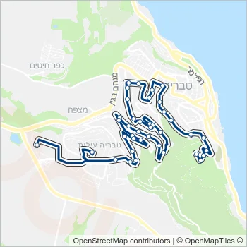 76 Bus Line Map