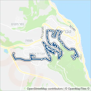 76 Bus Line Map