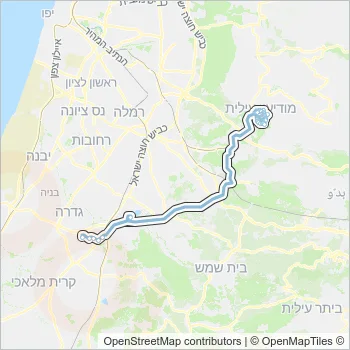 585 Bus Line Map