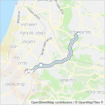 585 Bus Line Map