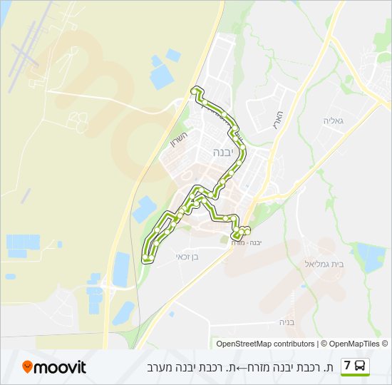 7 Bus Line Map