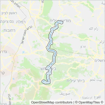 885 Bus Line Map
