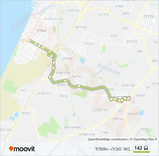 142 Bus Line Map