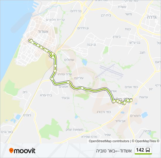 142 Bus Line Map