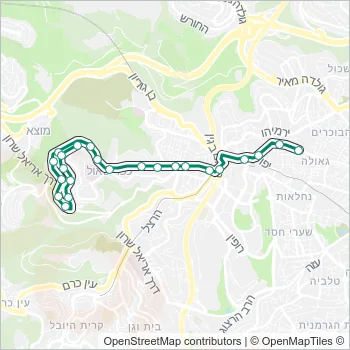 812 Bus Line Map
