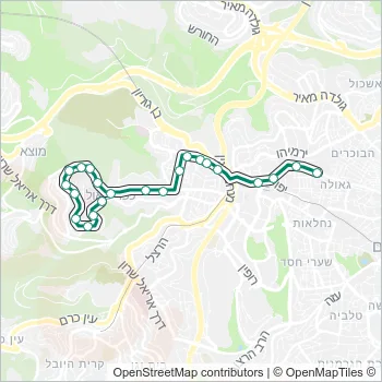 812 Bus Line Map