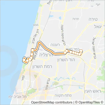222 Bus Line Map
