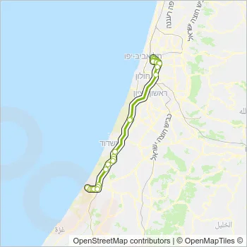 355 Bus Line Map