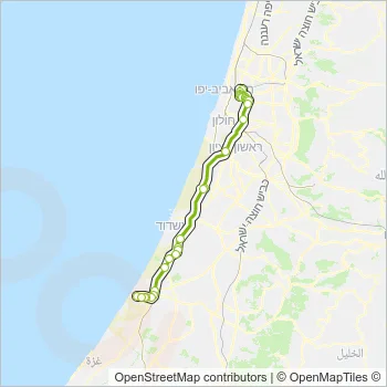 355 Bus Line Map