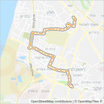 77 Bus Line Map