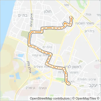 77 Bus Line Map