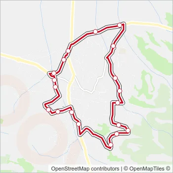 7 Bus Line Map