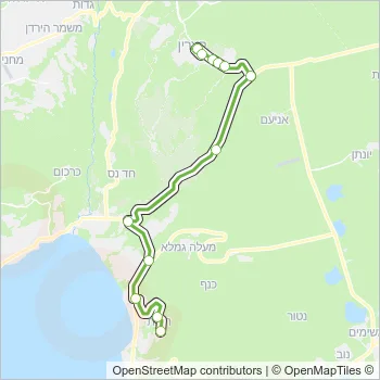 83 Bus Line Map