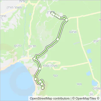 83 Bus Line Map