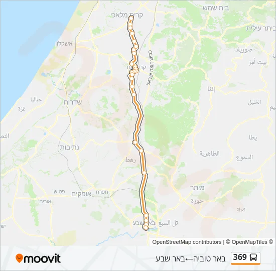 369 Bus Line Map