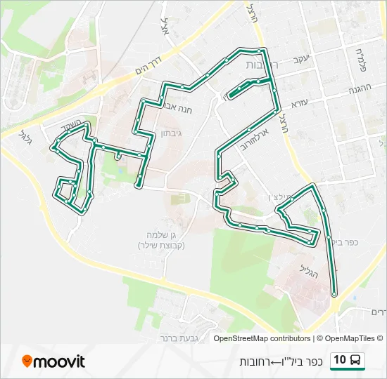 10 Bus Line Map