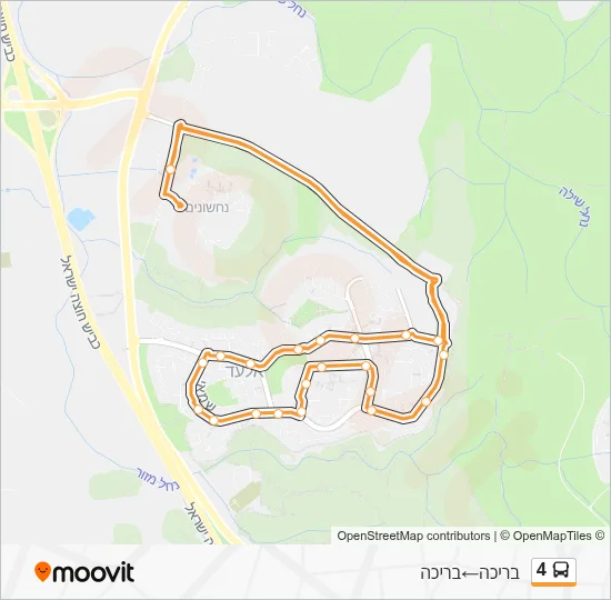 4 Bus Line Map