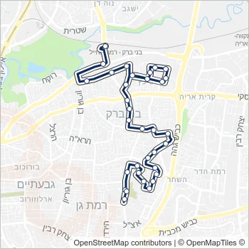 5 Bus Line Map