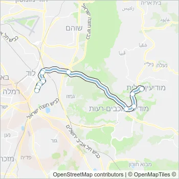 884 Bus Line Map