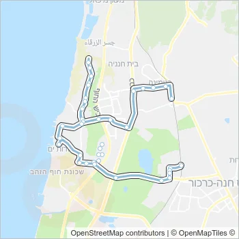 80 Bus Line Map
