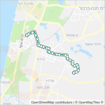 47 Bus Line Map