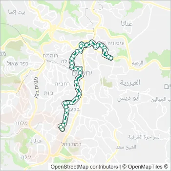 34 Bus Line Map