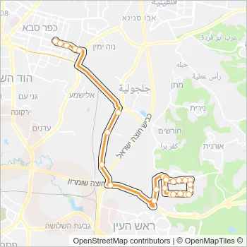 145 Bus Line Map