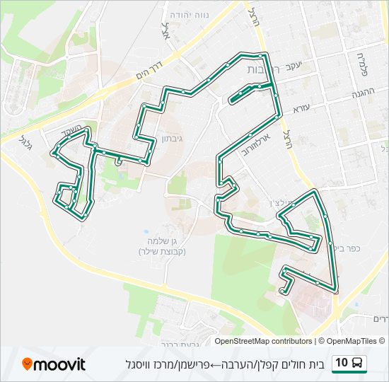 10 Bus Line Map