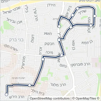 906 Bus Line Map