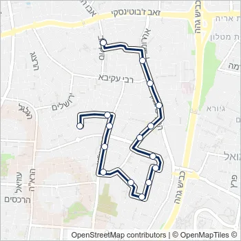 907 Bus Line Map