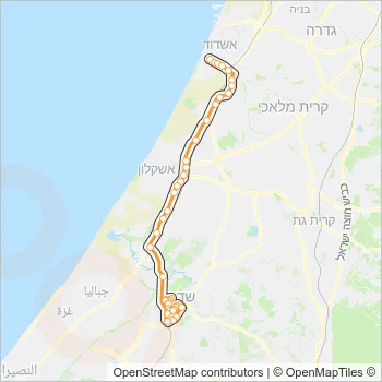 347 Bus Line Map