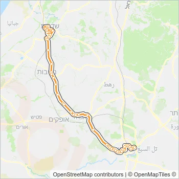 342 Bus Line Map