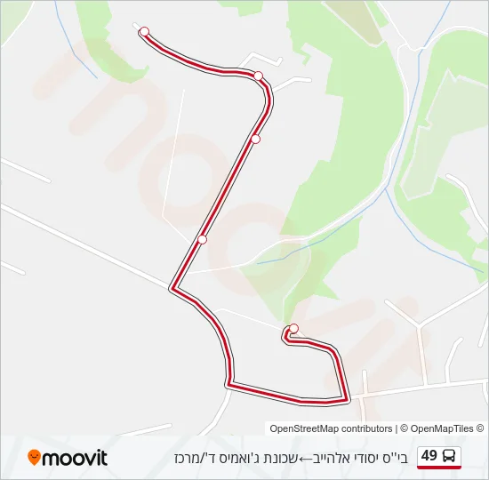 49 Bus Line Map
