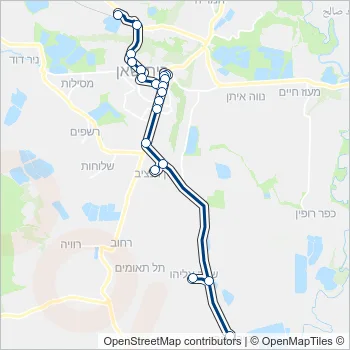 17 Bus Line Map