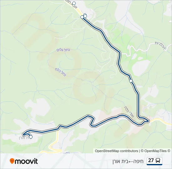 27 Bus Line Map