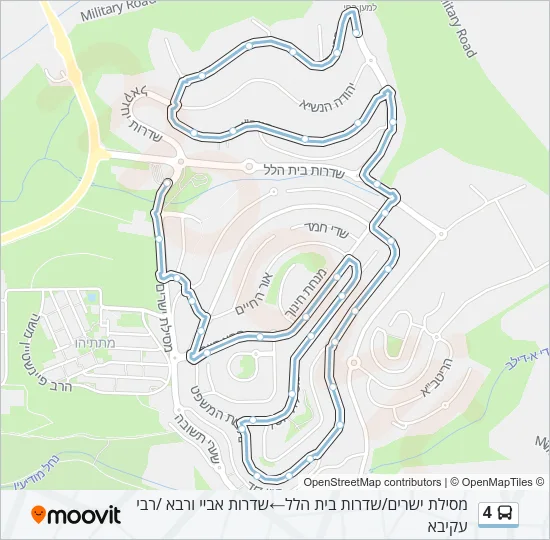 4 Bus Line Map