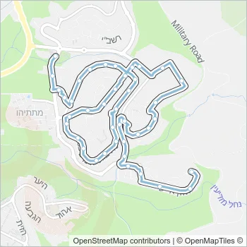 5 Bus Line Map