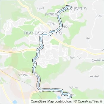 19 Bus Line Map