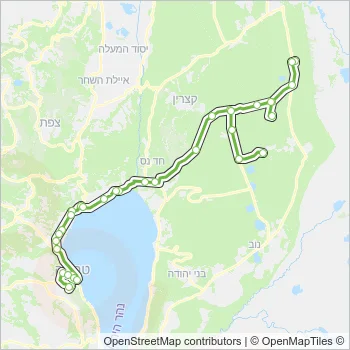 61 Bus Line Map