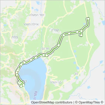 61 Bus Line Map